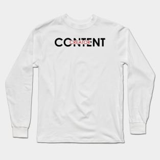 Content Creator - 08 Long Sleeve T-Shirt